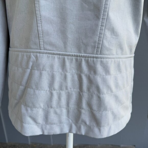 North Face Windwall Light Gray Soft Shell Jacket - Women's Sz. M - Picture 5 of 14